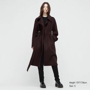 Jil Sander for Uniqlo J+ wool/cashmere coat size L new no tags